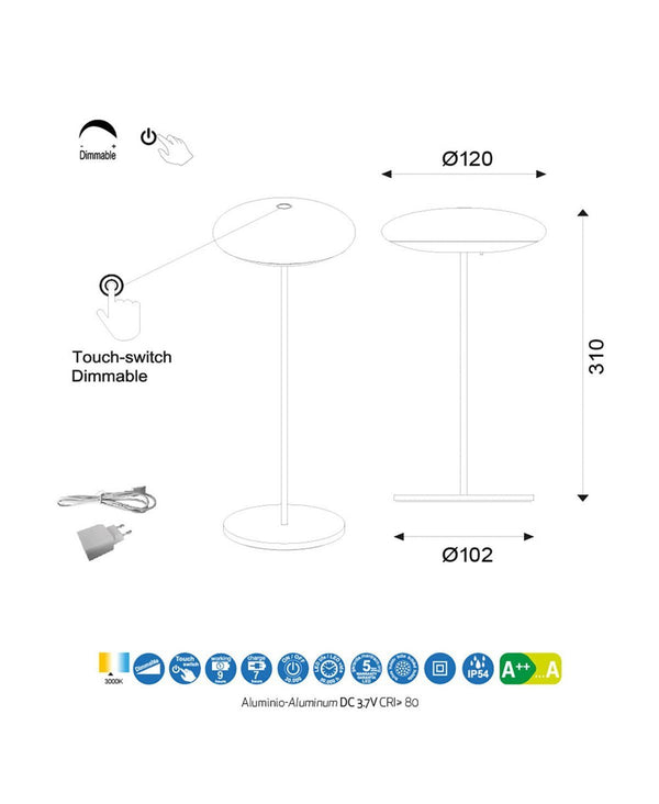 Klappen Rechargeable Desk Lamp