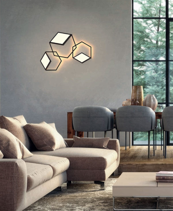 Kubick Küçük Boy Si̇yah Apli̇k/Plafonyer