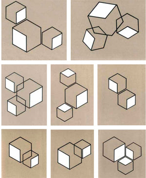 Kubick Küçük Boy Si̇yah Apli̇k/Plafonyer