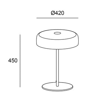 Levels 42 cm Yeşil Renk Masa Lambası