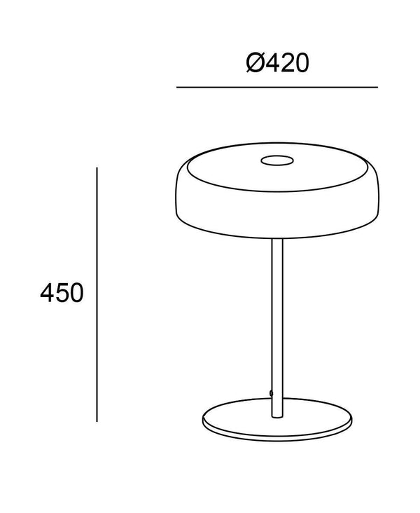 Levels 42 cm Amber Renk Masa Lambası