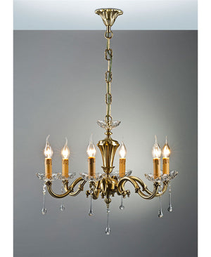 LICIO 6 KOLLU TAŞLI AVİZE