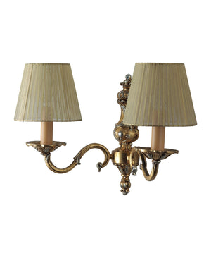 Licio Hat Gold/Silver Leaf Double Wall Sconce
