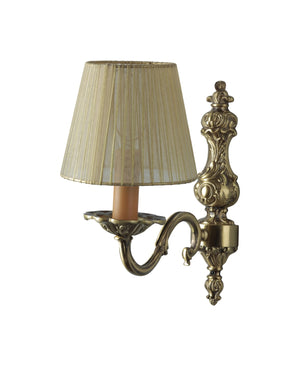 Licio Antiqued Brass Single Wall Sconce with Shade