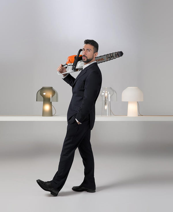 Lilly Füme Cam Masa Lambası