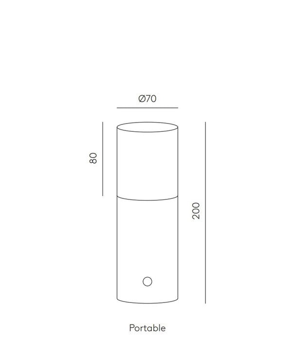 LIND ŞARJLI MASA LAMBASI