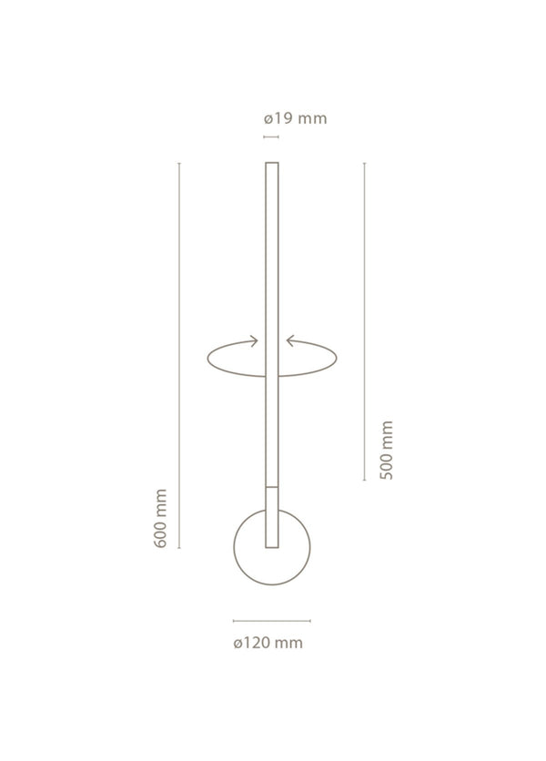 LINES DİKEY ALTIN APLİK
