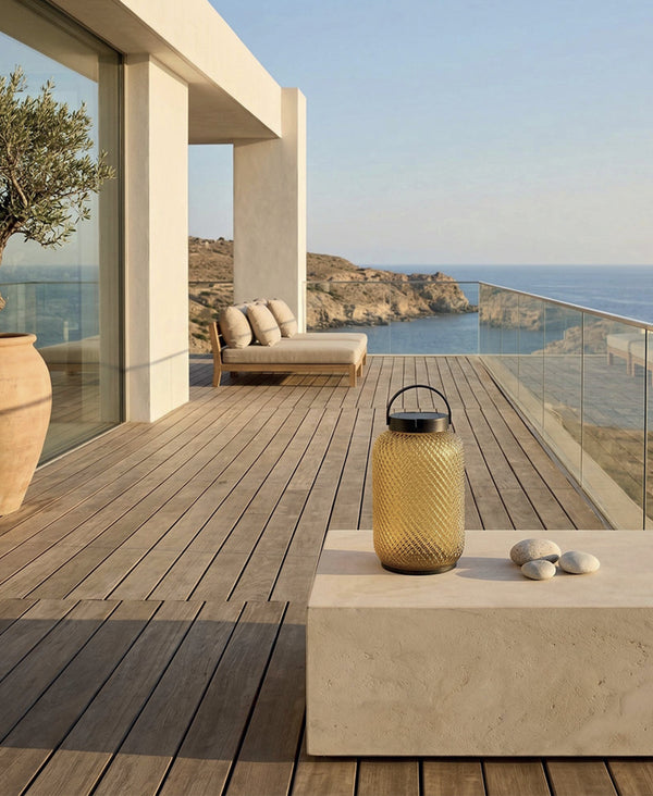 Gant 155 cm Brown Outdoor Floor Lamp
