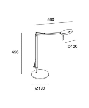 Maca Siyah Led Okuma Lambası