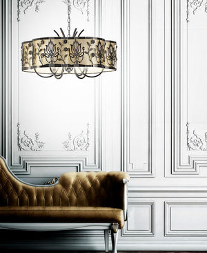 MARGOT SİYAH NİKEL AVİZE