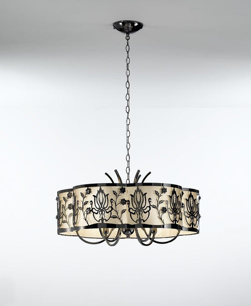 MARGOT SİYAH NİKEL AVİZE