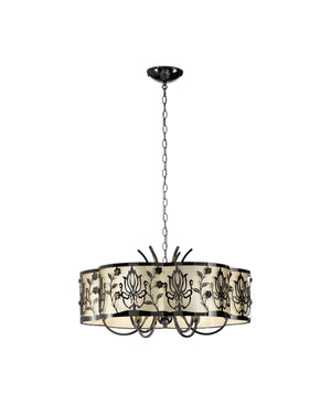 Margot Siyah Nikel Avize