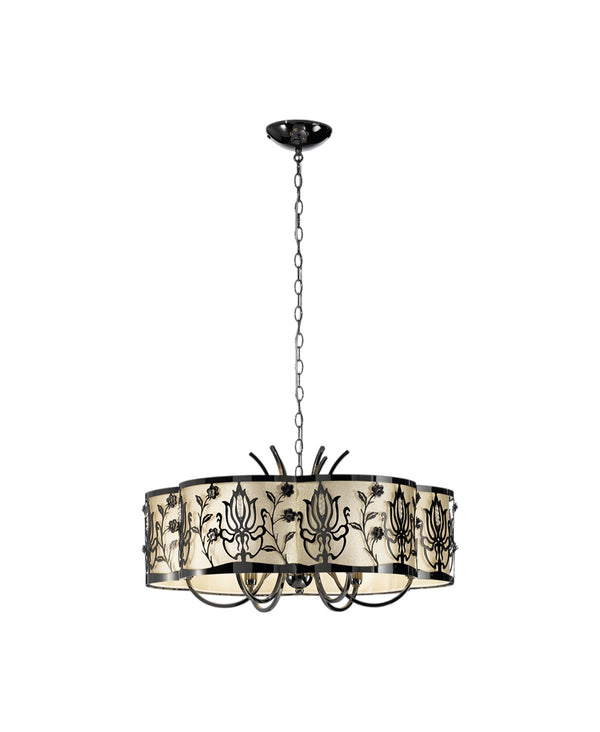 Margot Siyah Nikel Avize