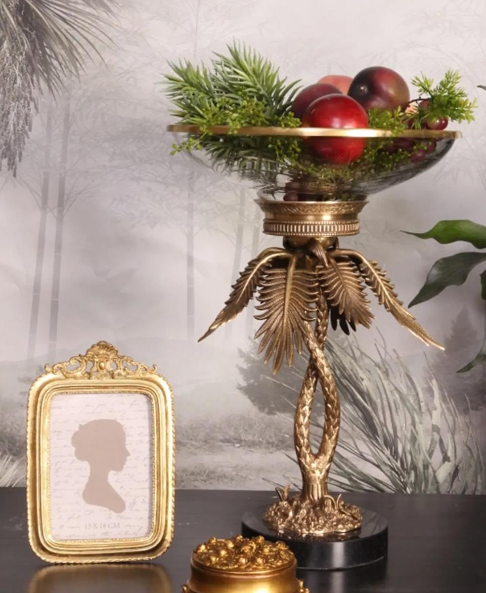 Mermer Tabanlı Sunum Kasesi