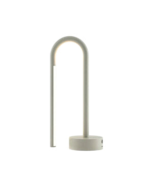 Mini Bow Gri Şarjlı Masa Lambası