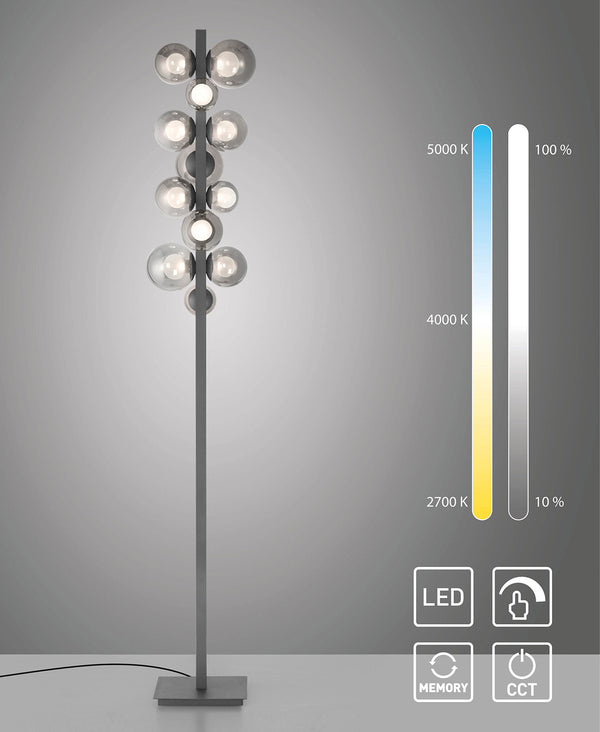 PURE Popup Platinum Floor Lamp