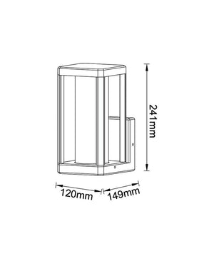Nevada Koyu Gri Dış Mekan Aplik