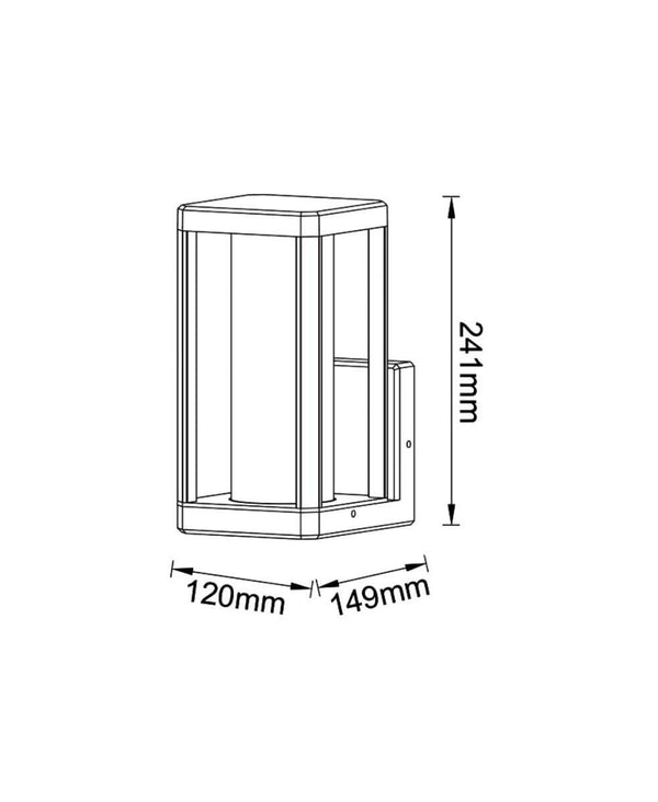 Nevada Koyu Gri Dış Mekan Aplik