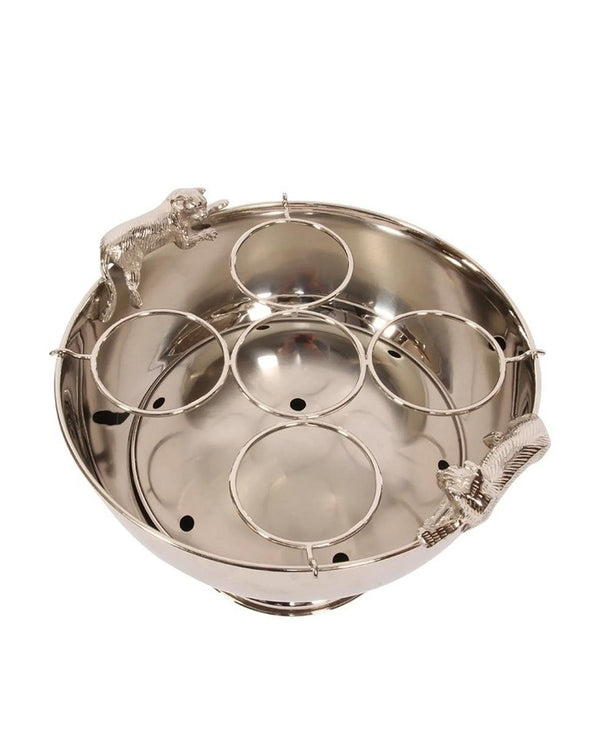 Nikel Şarap Şampanya Kovası 25 cm