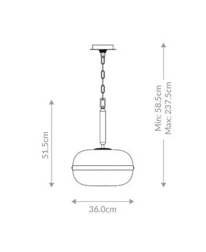 Nottingham Small Pendant