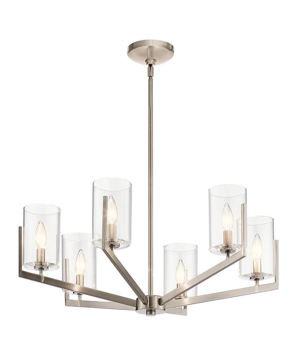 NYE MAT NİKEL 6 KOLLU AVİZE