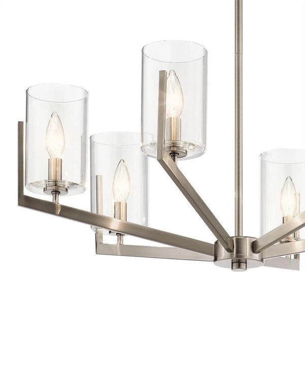 NYE MAT NİKEL 6 KOLLU AVİZE