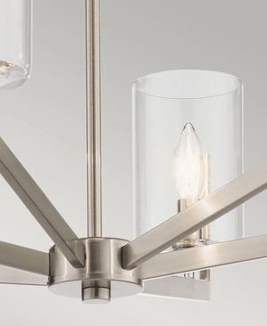 NYE MAT NİKEL 6 KOLLU AVİZE