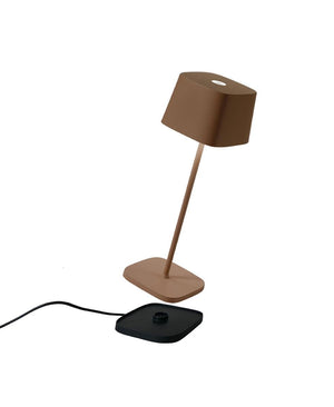 Ofelia Pro Şarjlı Masa Lambası - Kahverengi