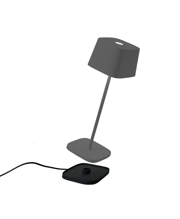 Ofelia Pro Şarjlı Masa Lambası - Koyu Gri