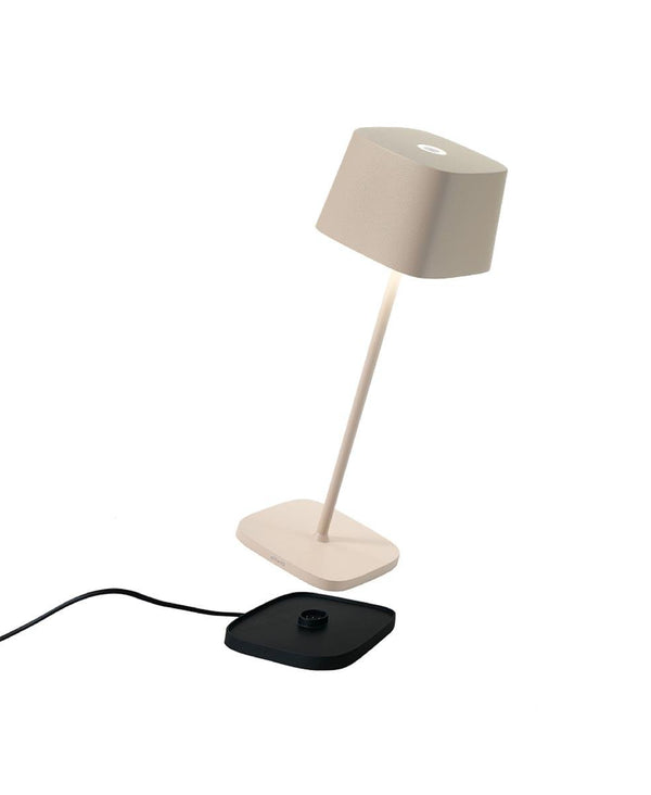 Ofelia Pro Şarjlı Masa Lambası - Kum Rengi
