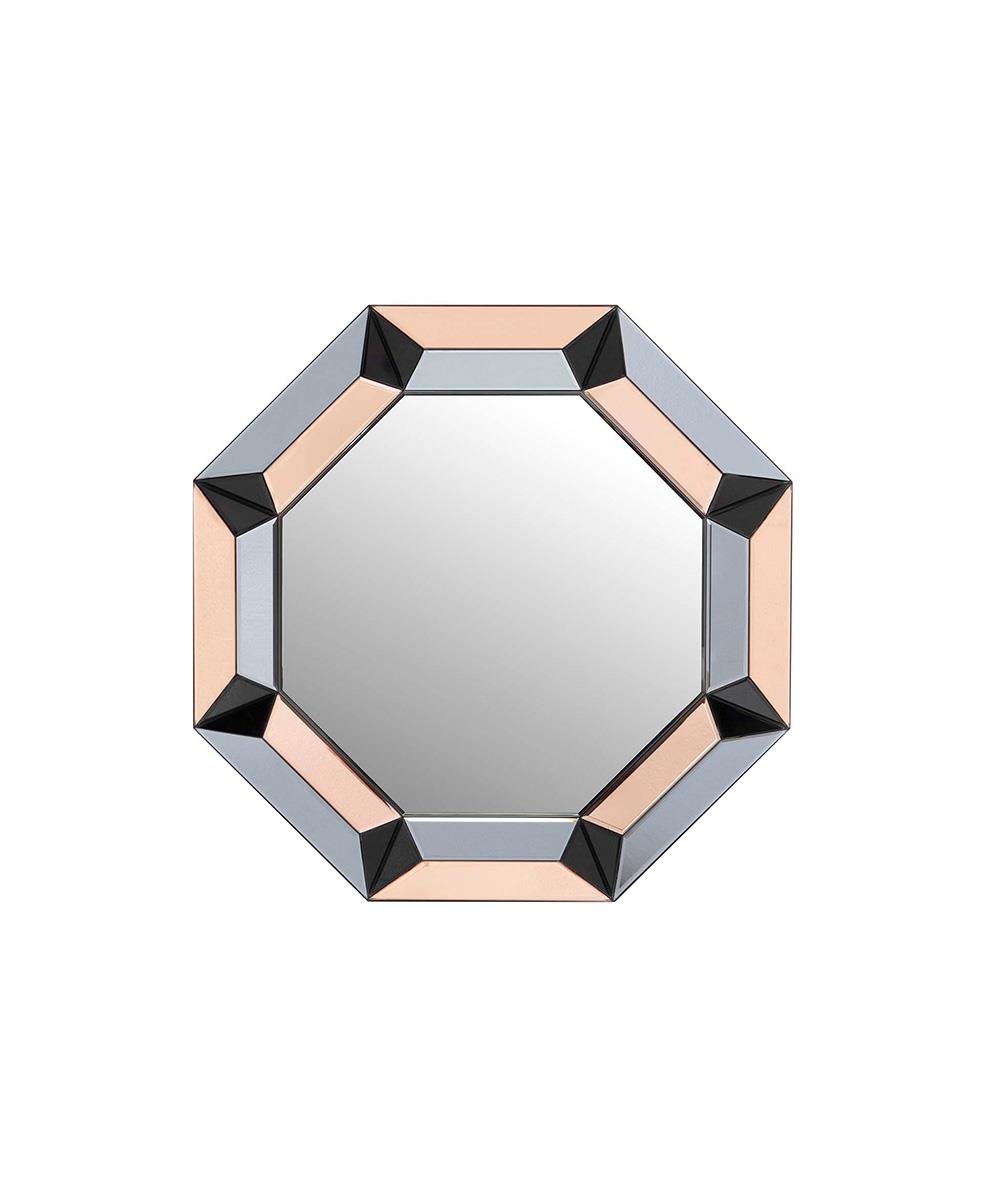 Olimpo 80 cm Siyah Gümüş Bakır Renkli Ayna
