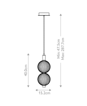 Palmas 2-Light Pendant