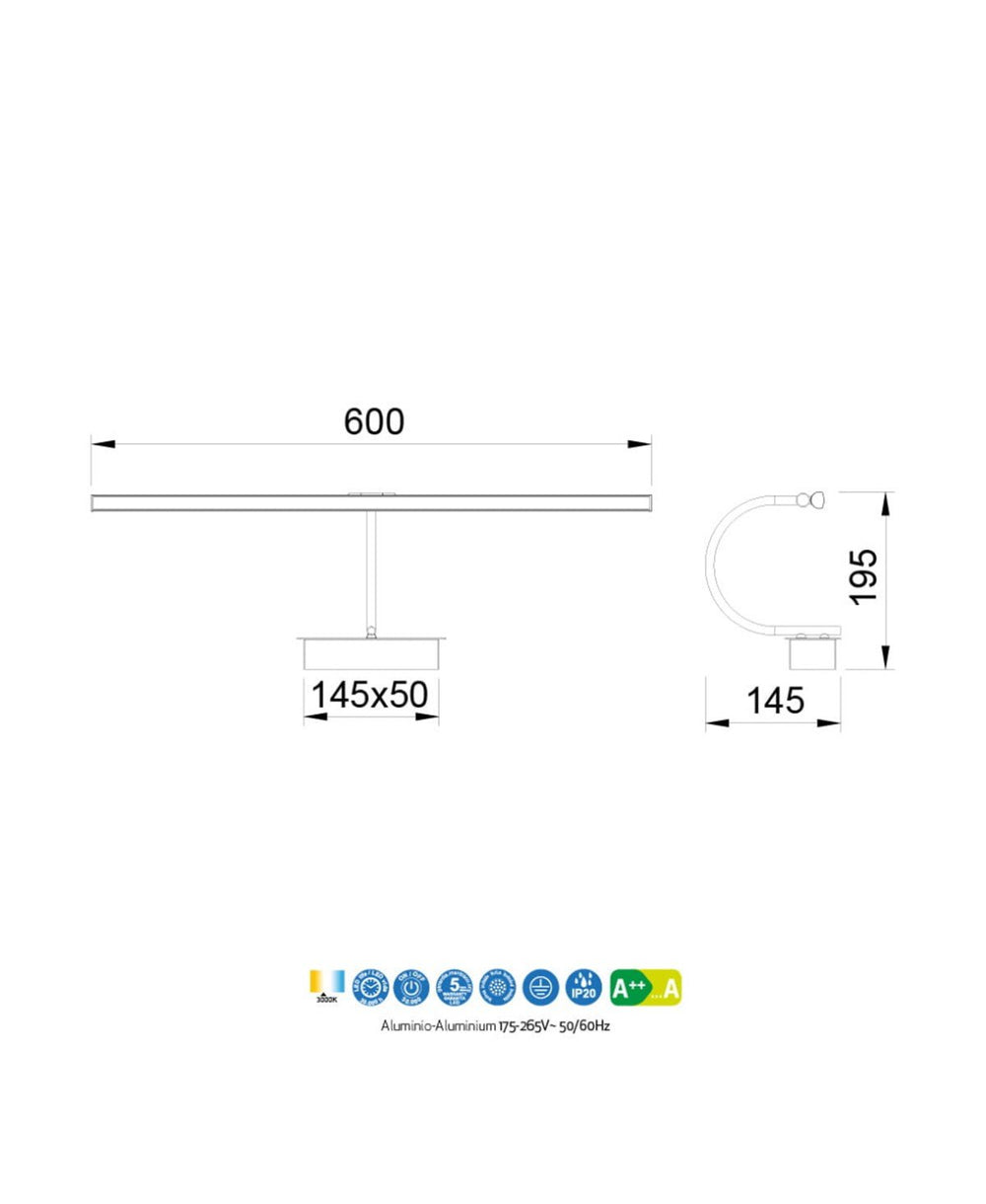 Paracuru 60 cm Bronz Tablo Apliği