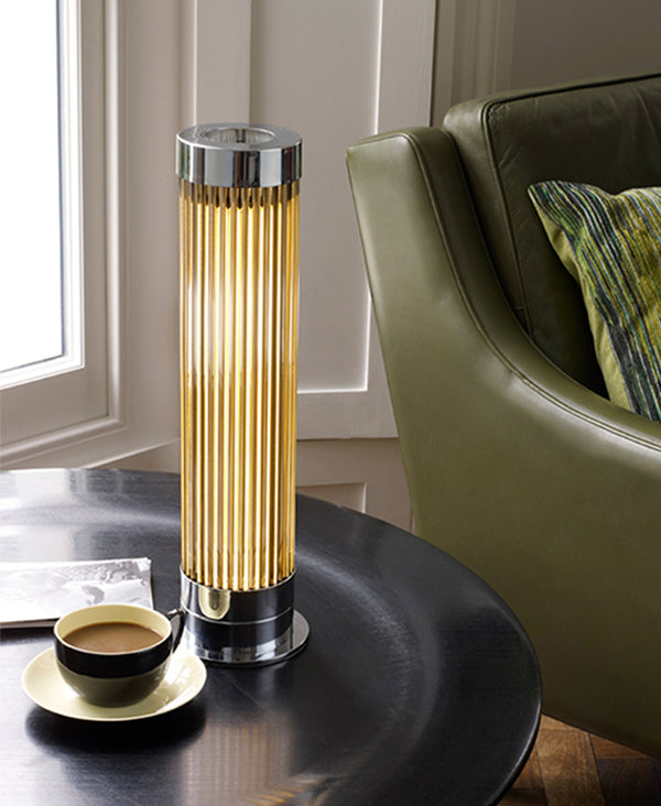 Pillar Krom Masa Lambası