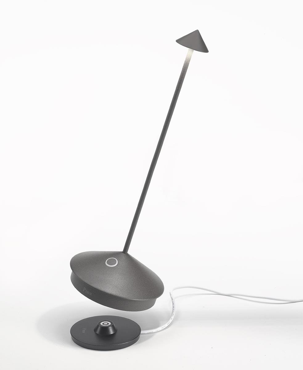 Pina Pro Şarjlı Masa Lambası - Koyu Gri