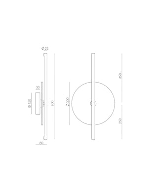 Ison Glass Wall Sconce