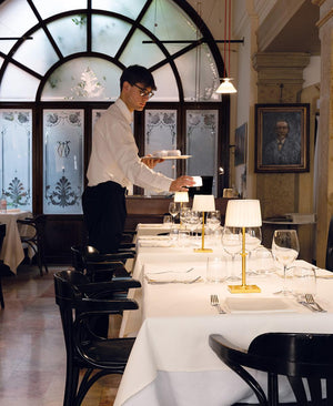 Poldina Classic Şarjlı Masa Lambası - Altın