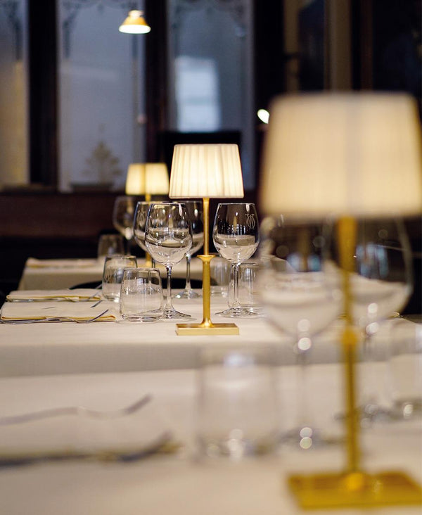 Poldina Classic Şarjlı Masa Lambası - Altın