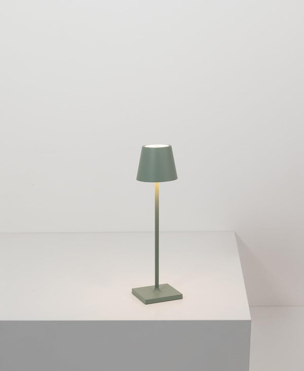 Poldina Micro Şarjlı Masa Lambası - Açık Yeşil