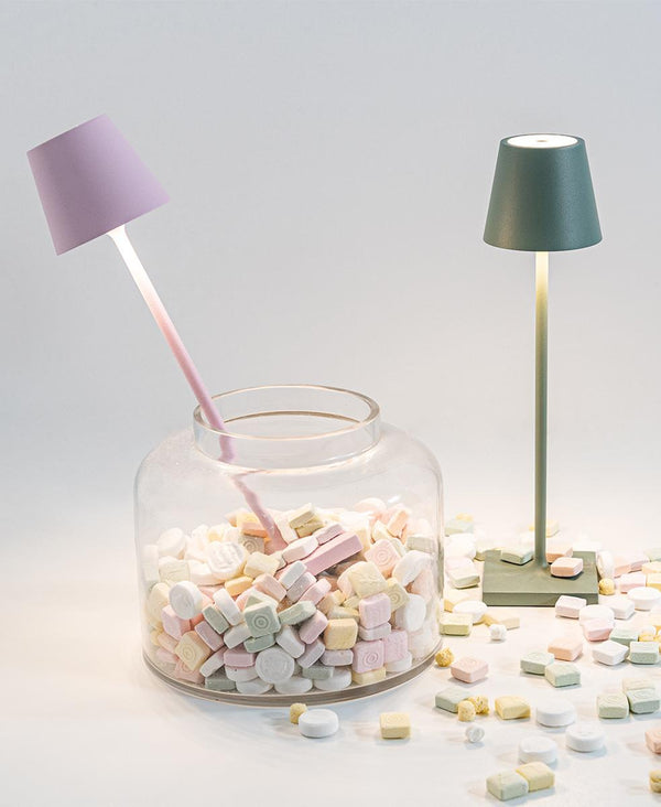 Poldina Micro Şarjlı Masa Lambası - Açık Yeşil