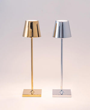 Poldina Micro Şarjlı Masa Lambası - Altın Rengi