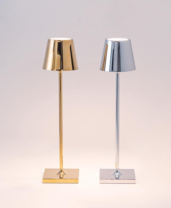 Poldina Micro Şarjlı Masa Lambası - Altın Rengi