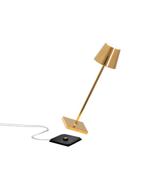 Poldina Micro Şarjlı Masa Lambası - Altın Rengi