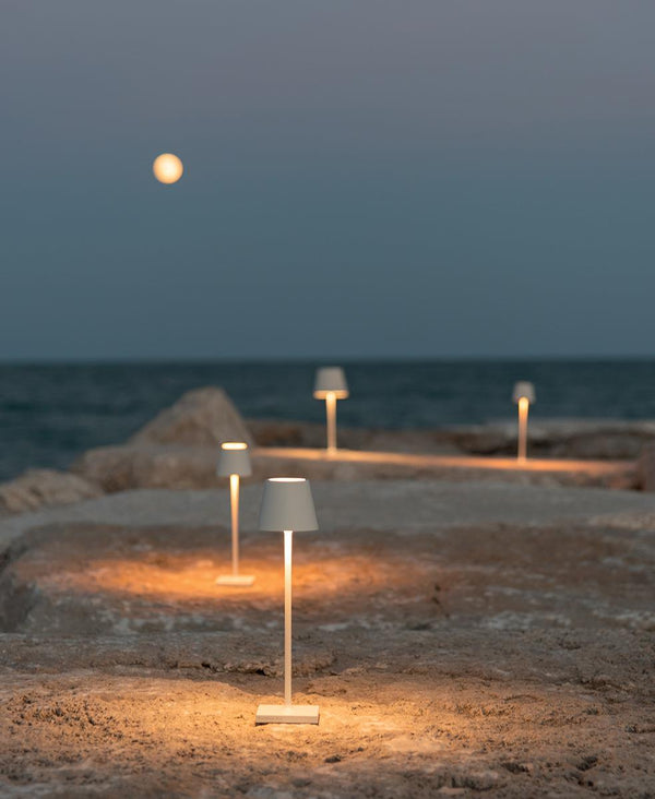 Poldina Micro Şarjlı Masa Lambası - Beyaz