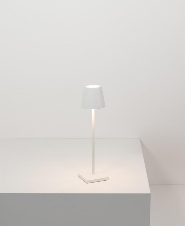 Poldina Micro Şarjlı Masa Lambası - Beyaz