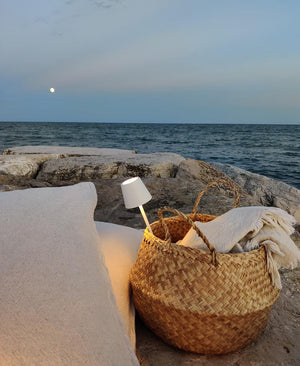 Poldina Micro Şarjlı Masa Lambası - Beyaz