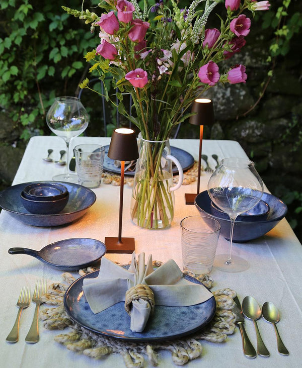 Poldina Micro Şarjlı Masa Lambası - Kahverengi