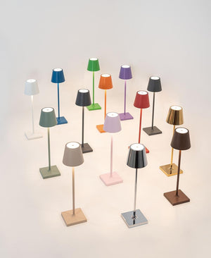 Poldina Micro Şarjlı Masa Lambası - Kahverengi