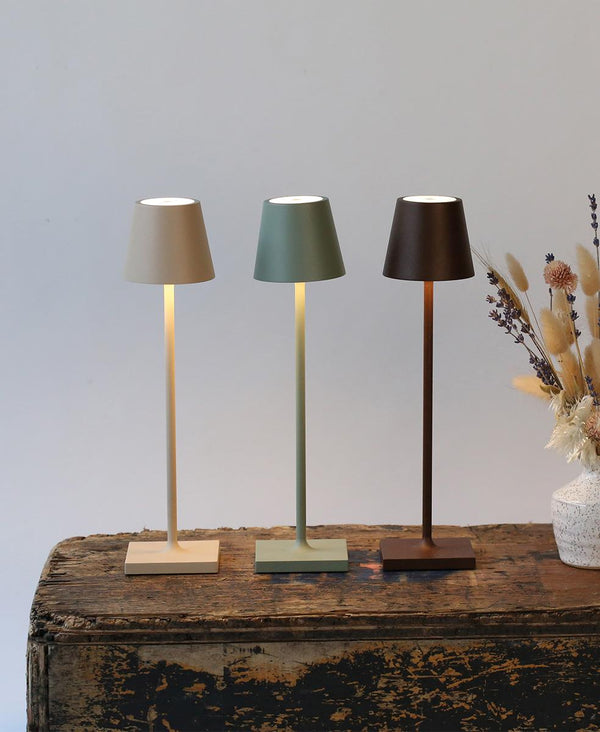 Poldina Micro Şarjlı Masa Lambası - Kum Rengi