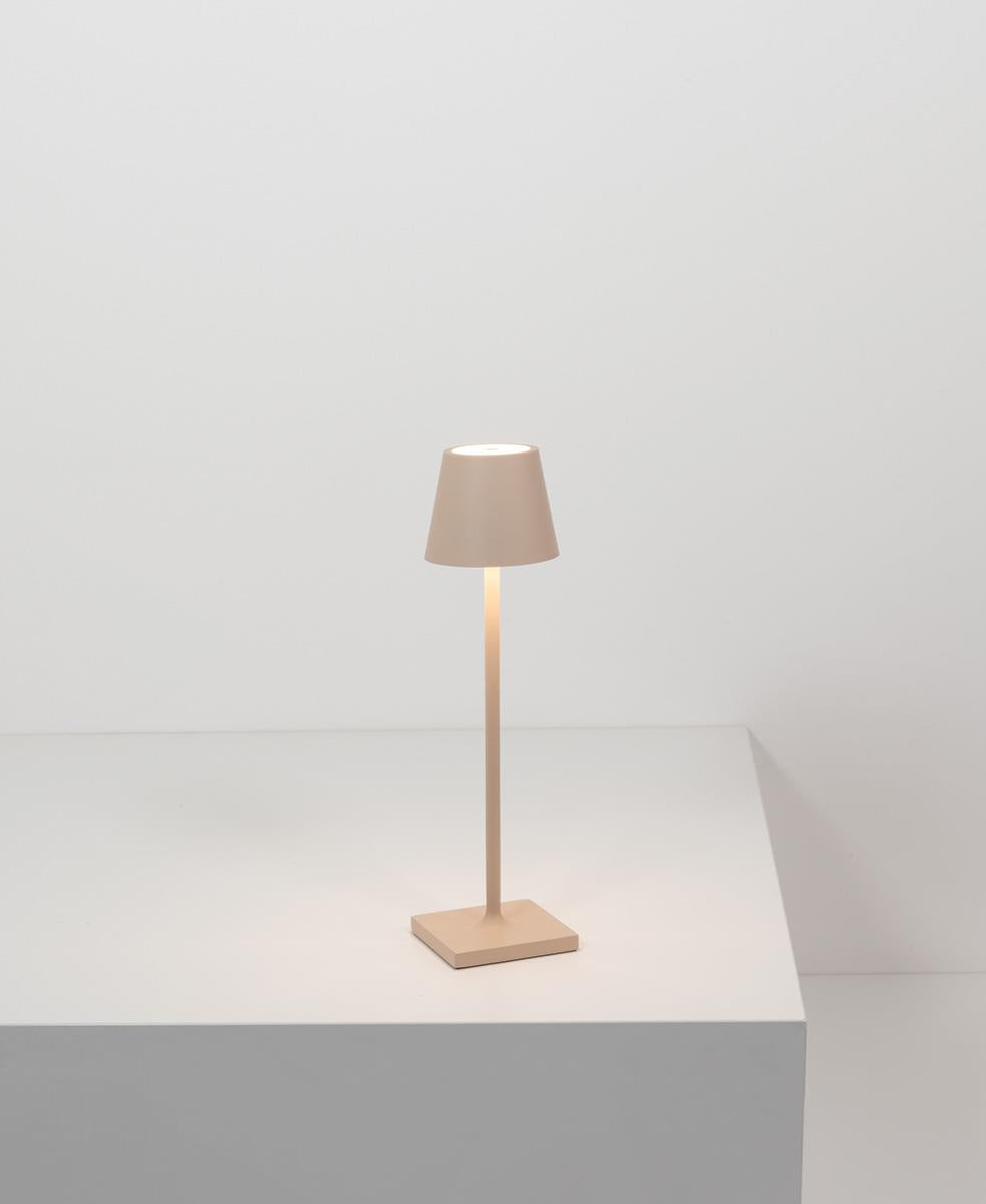 Poldina Micro Şarjlı Masa Lambası - Kum Rengi